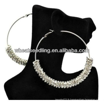 Boucles d&#39;oreilles Hot Spider DIY Basketball Wives Hoop! Boucles d&#39;oreilles Shamballa BWE66